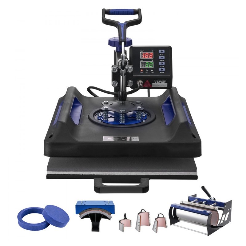 VEVOR 8-in-1 Swing-Away heat press